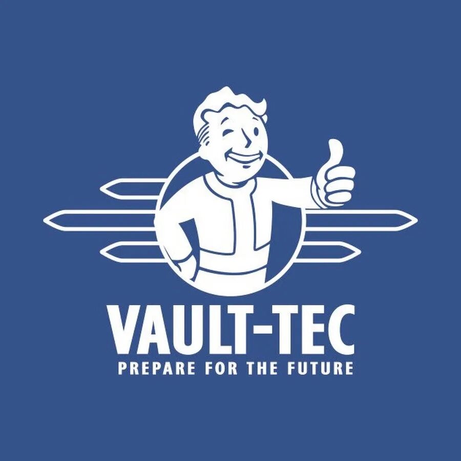 Vault-Tec эмблема. Логотип ВОЛТЕК фоллаут. Плакат Vault Tec. Слоган Vault-Tec. Prepare