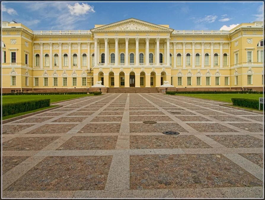 Михайловский п н. Росси Архитектор Михайловский дворец. К.И. Росси. Михайловский дворец. 1819- 1825.. Михайловский дворец (1819–1825, теперь русский музей).