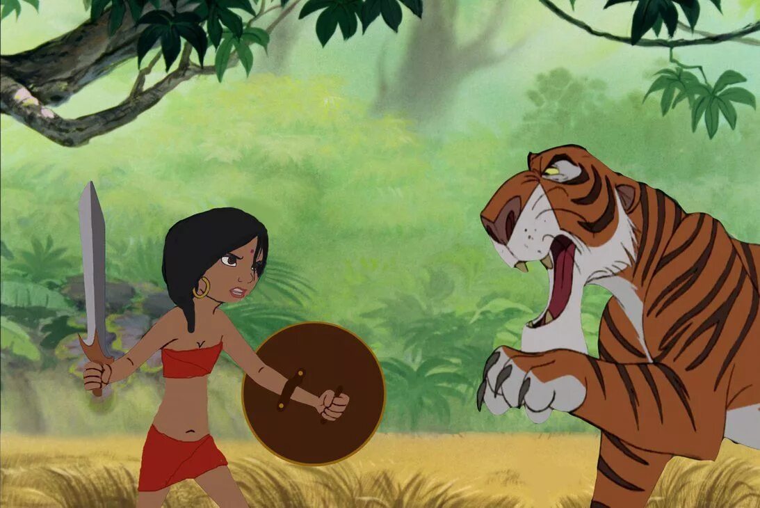 Книга джунглей дисней шанти. Дисней маугли шанти. Девочка в джунглях. The jungle book шанти. Девочка в джунглях мультфильм.