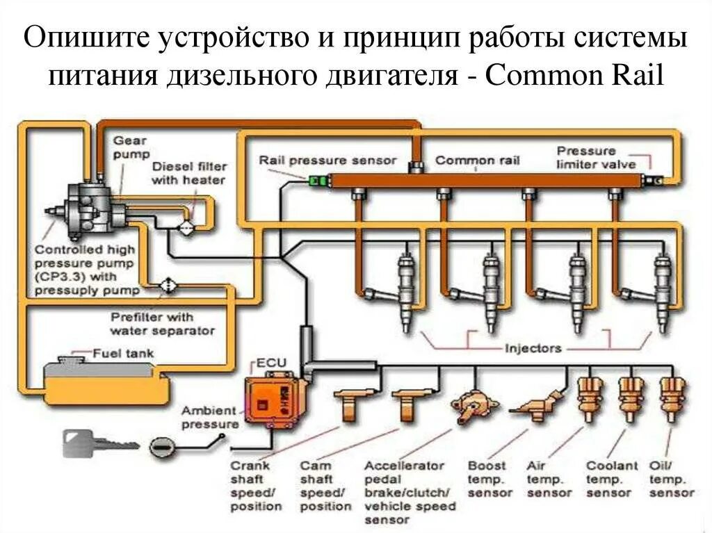 Камаз 43118 неисправности. Схема системы common Rail дизельного двигателя. Топливная система коман Rail. Система питания common Rail дизельного двигателя. КАМАЗ 6520 топливная система common Rail.