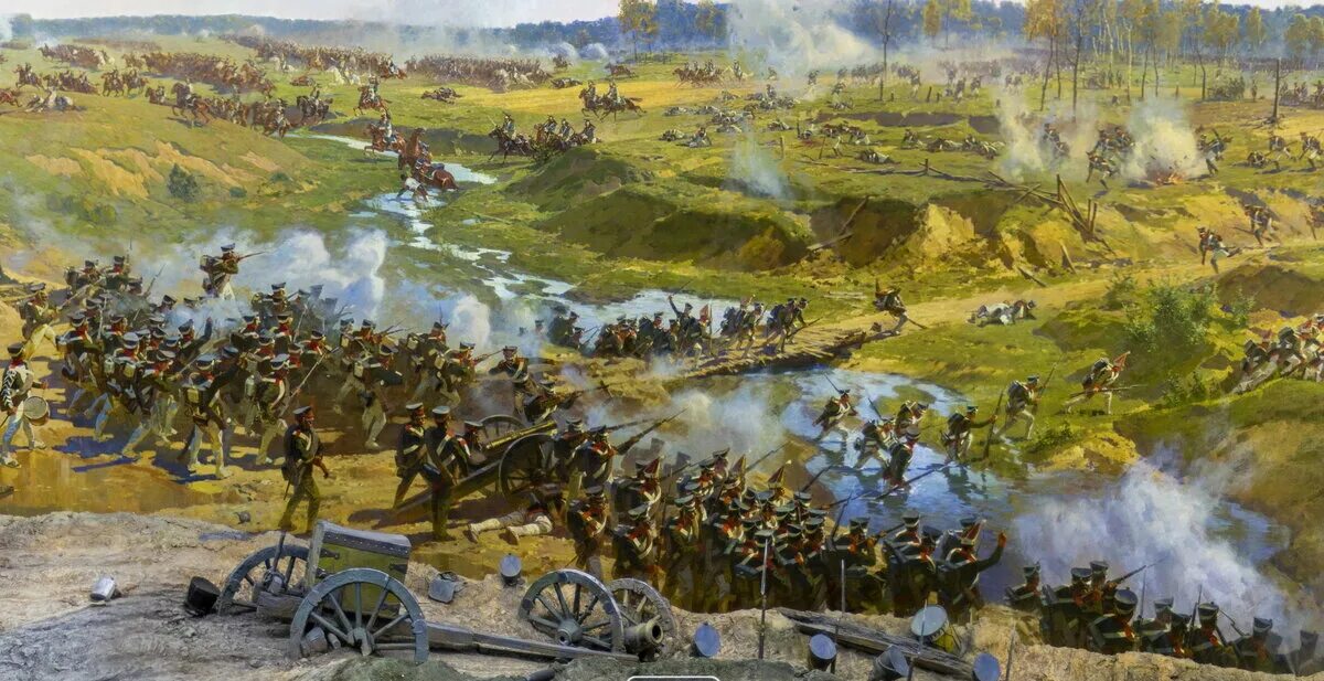 Остановиться войско. Рубо Бородинская битва. Панорама Бородинская битва. Бородинское сражение 1812 Кутузов.