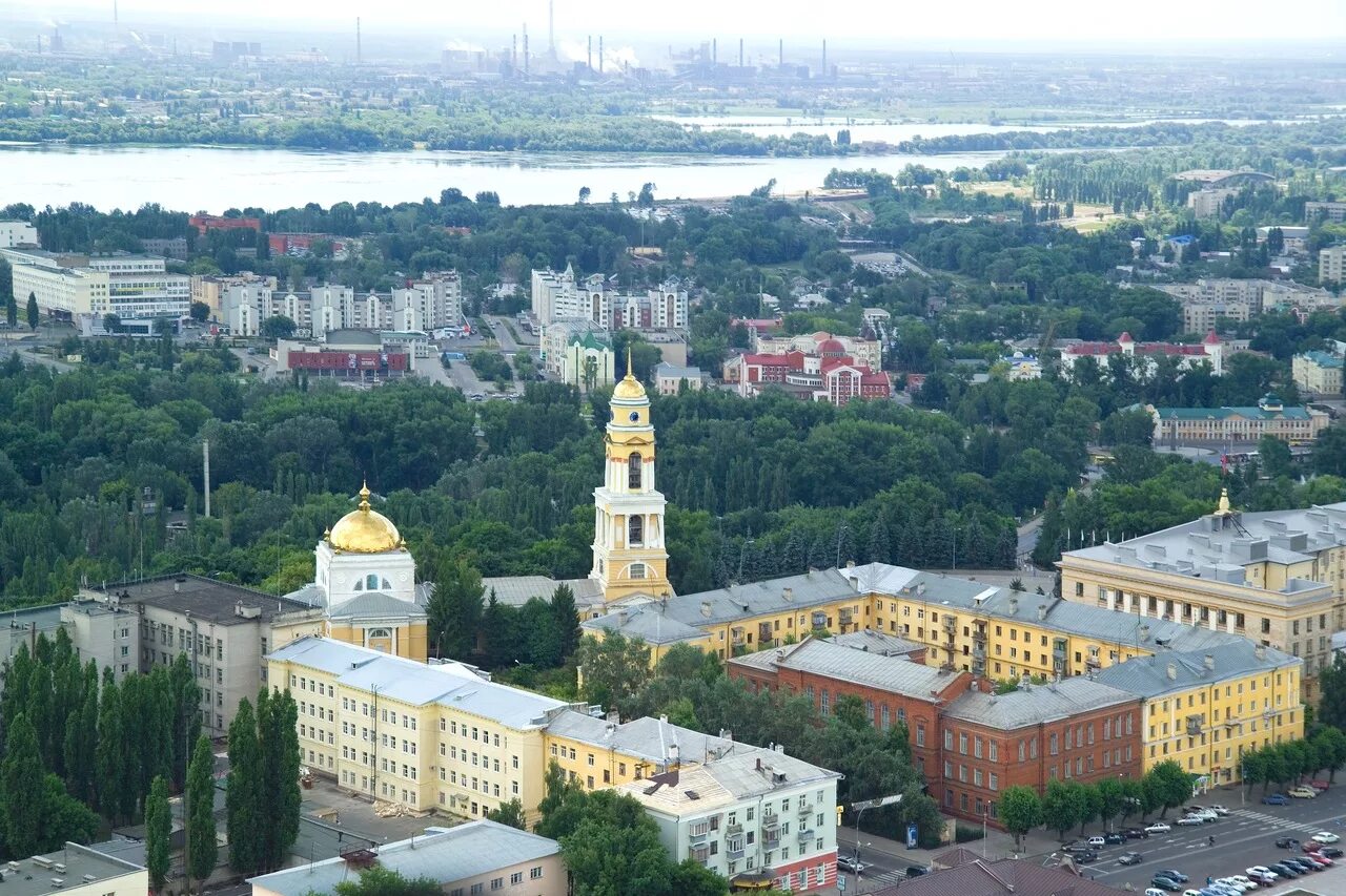 Липецк. Городской округ город Липецк. Липецк Соборная площадь вид сверху. Липецк исторический центр. Липецк панорама.