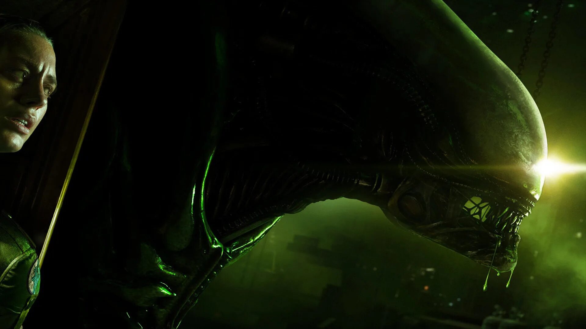 Чуждый взгляд. Alien Isolation чужой. Alien Isolation космос.