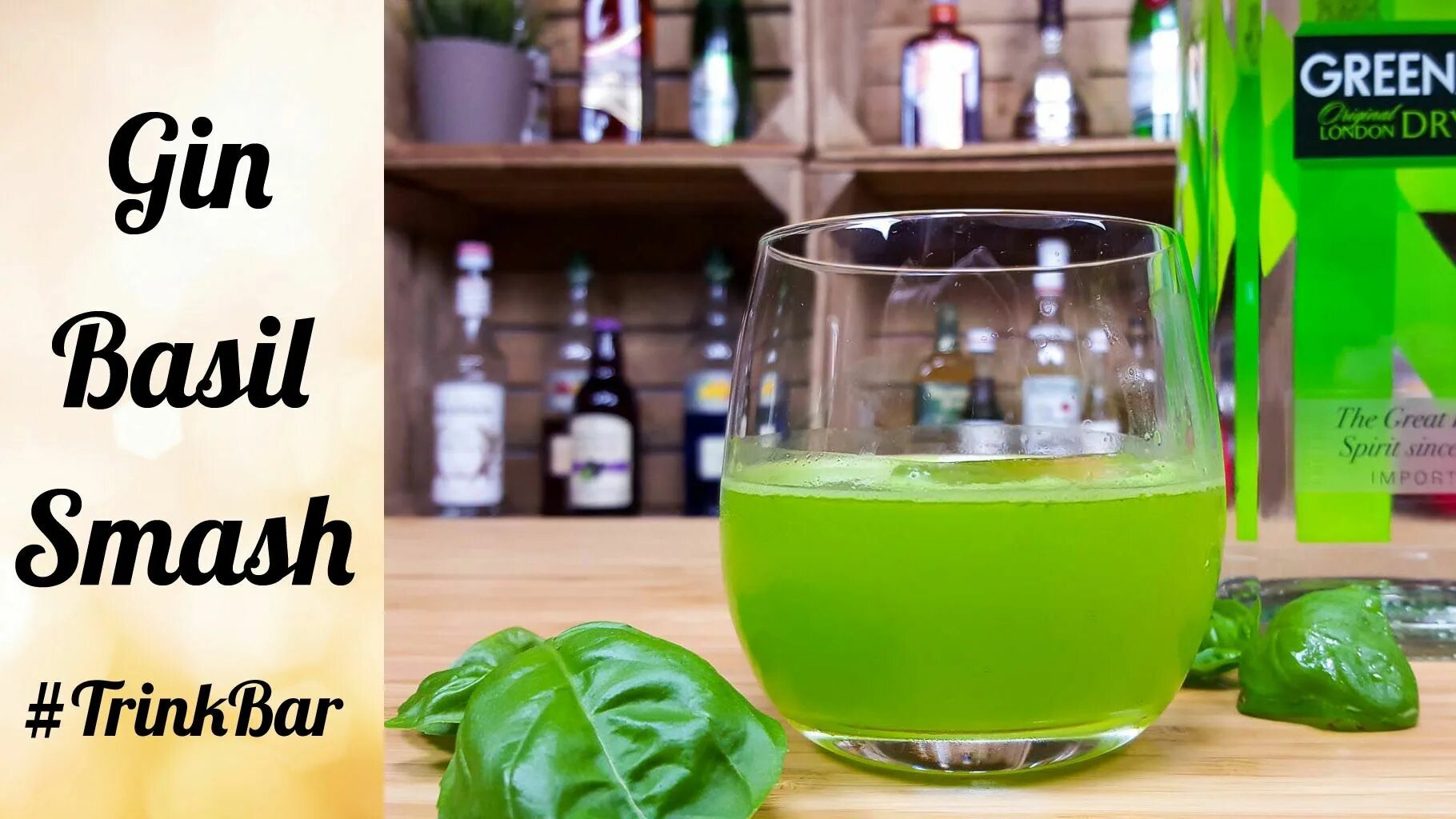 Gin basil smash