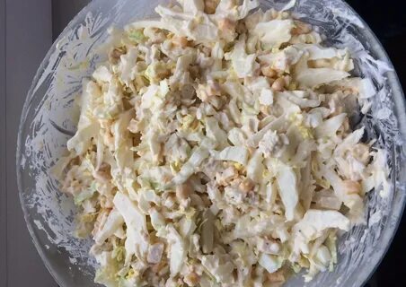 Жареная пекинская капуста с курицей