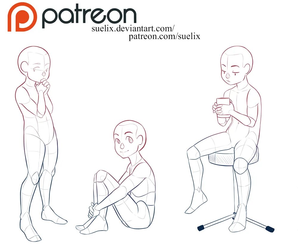 Draw the different