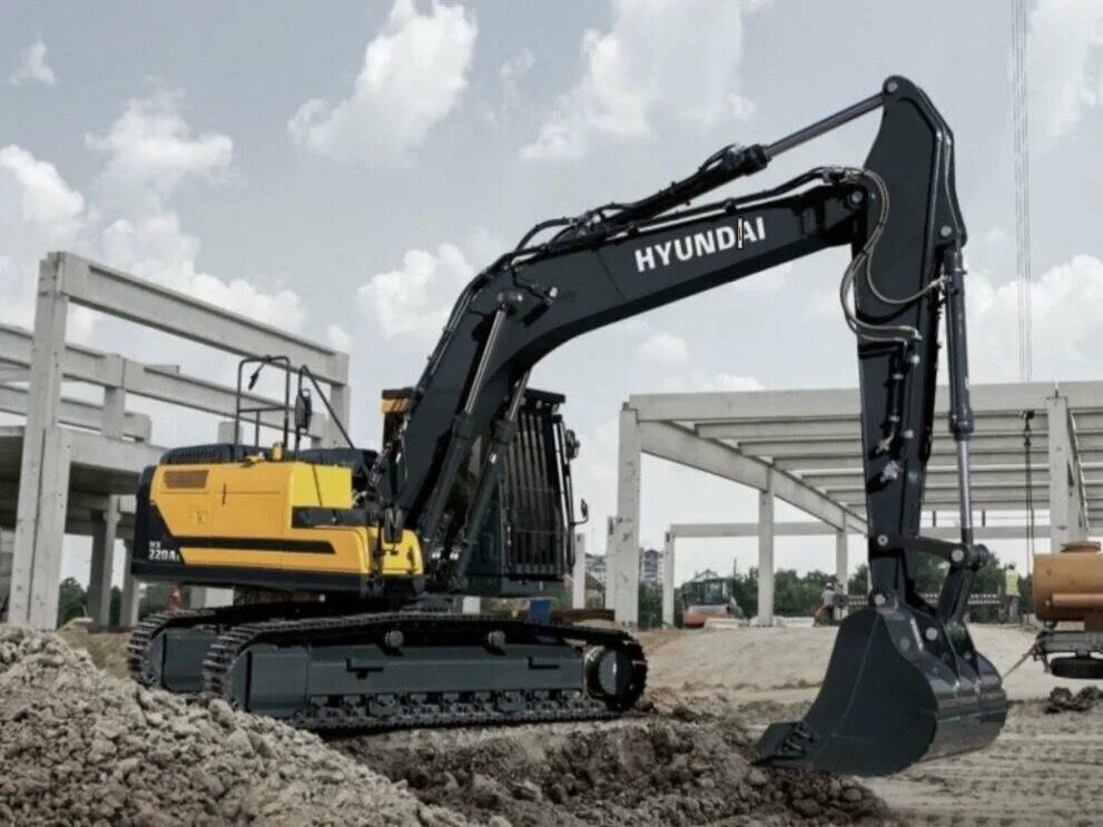новые гусеничные экскаваторы. гусеничный экскаватор hyundai r235lcr-9. новые гусеничные экскаваторы.