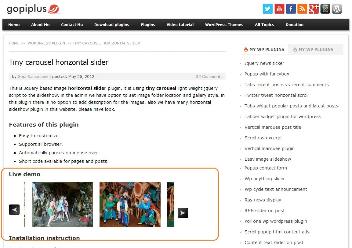 Download description. Галерея Карусель для вордпресс. Карусель статей WORDPRESS. Карусель с миниатюрами вордпресс. Carousel Gallery WORDPRESS plugin.