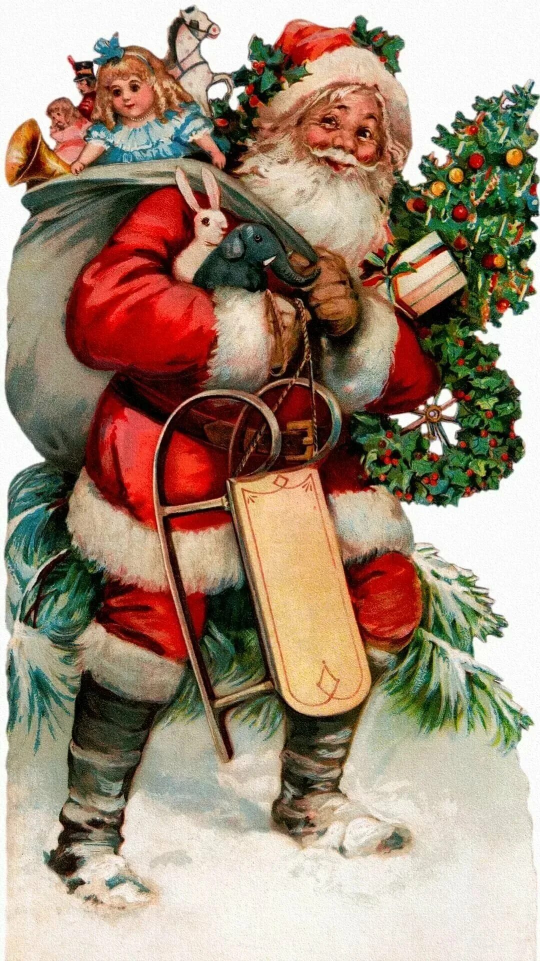 фазер кристмас. дед мороз открытка винтаж. дед мороз винтаж. древний дед мороз. фазер кристмас дед мороз.