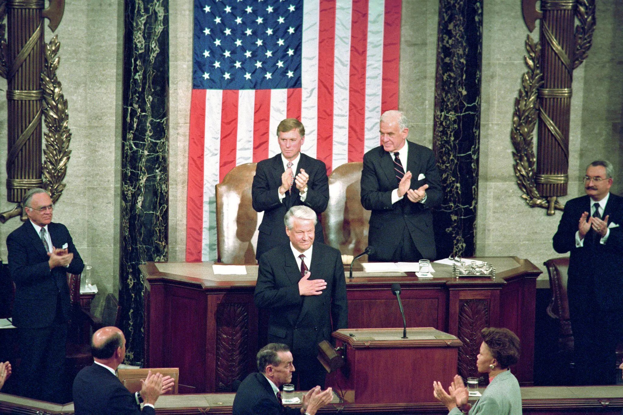 Ельцин в конгрессе США В 1992. Речь Ельцина в конгрессе США 1992. Выступление байдена перед конгрессом