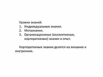 Индивидуальные знания