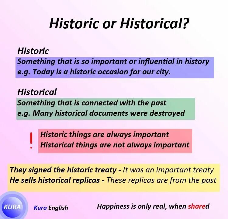 Historic and historical. Historic historical. Разница между historic и historical. Historic historical примеры. History historical различия.