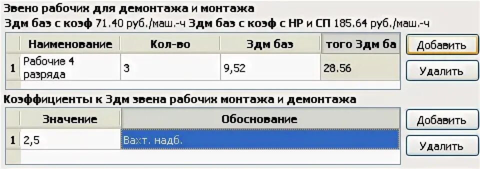 Расчет техники