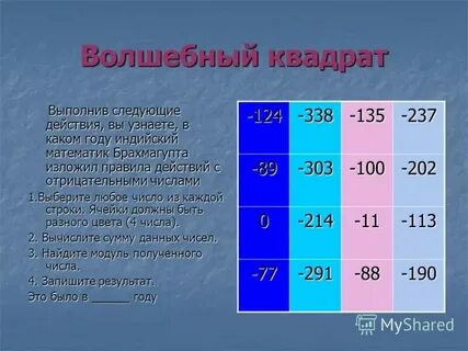 Какое число равно семи