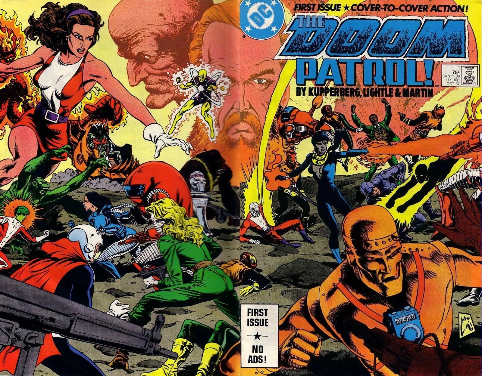 Комиксы выпуски. Doom Patrol комикс. Doom Patrol DC Comics. Дум патруль ДС комикс. Роковой патруль комикс персонажи.
