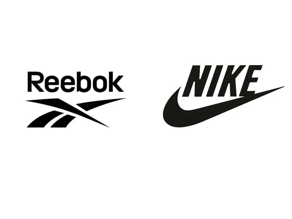 Найк против рибок. Nike adidas Reebok Puma. Reebok versus Nike. Рибок против адидас.