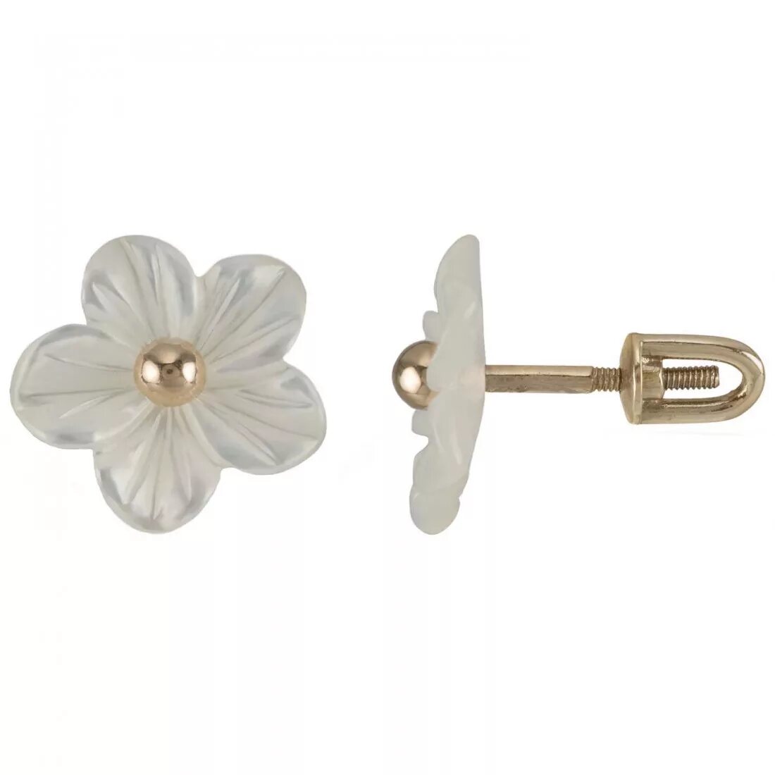 серьги с перламутром и фианитами (арт. Aquamarine jewelry серьги серебро 925 родирование артикул 43653. серьги "цветы", перламутр. серьги с перламутром цветок золото 585. незабудка серьги пусеты.