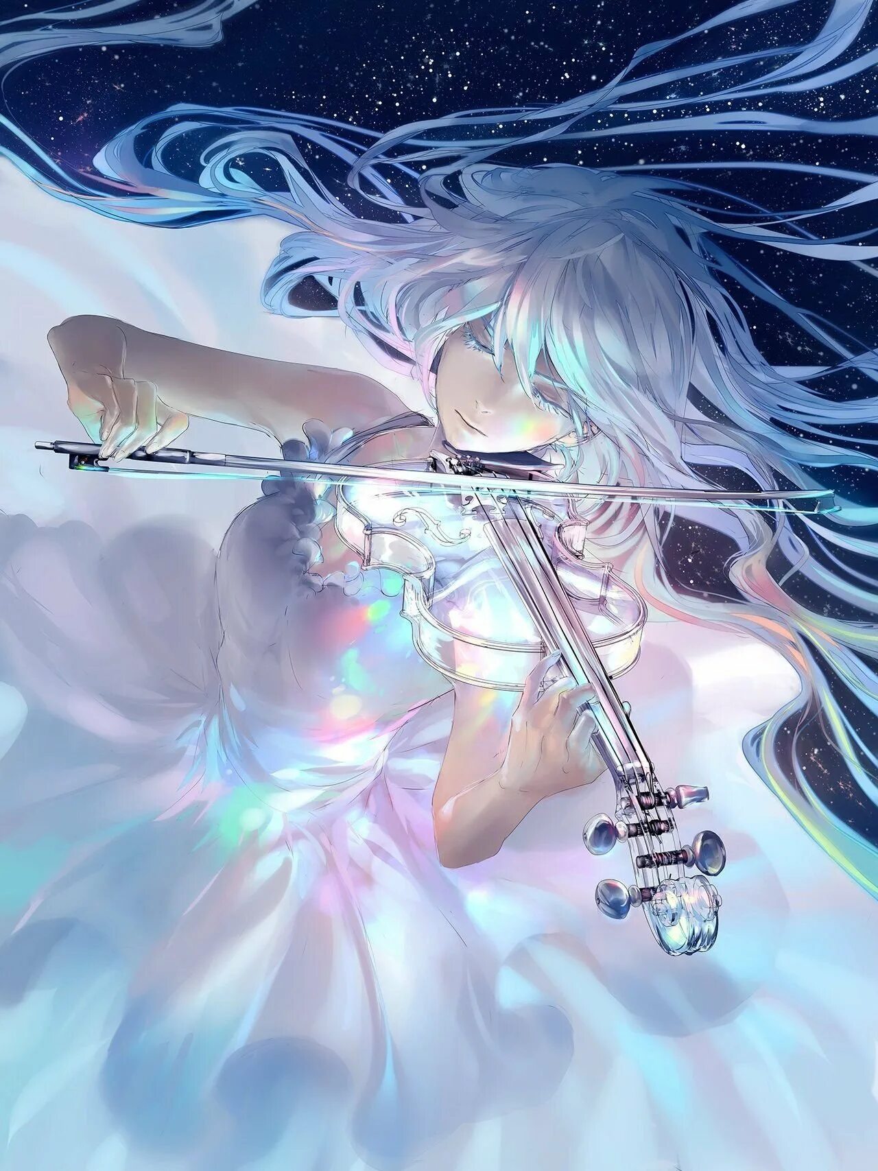 Angels violin. Художница yuumei. Yuumei Art художник.