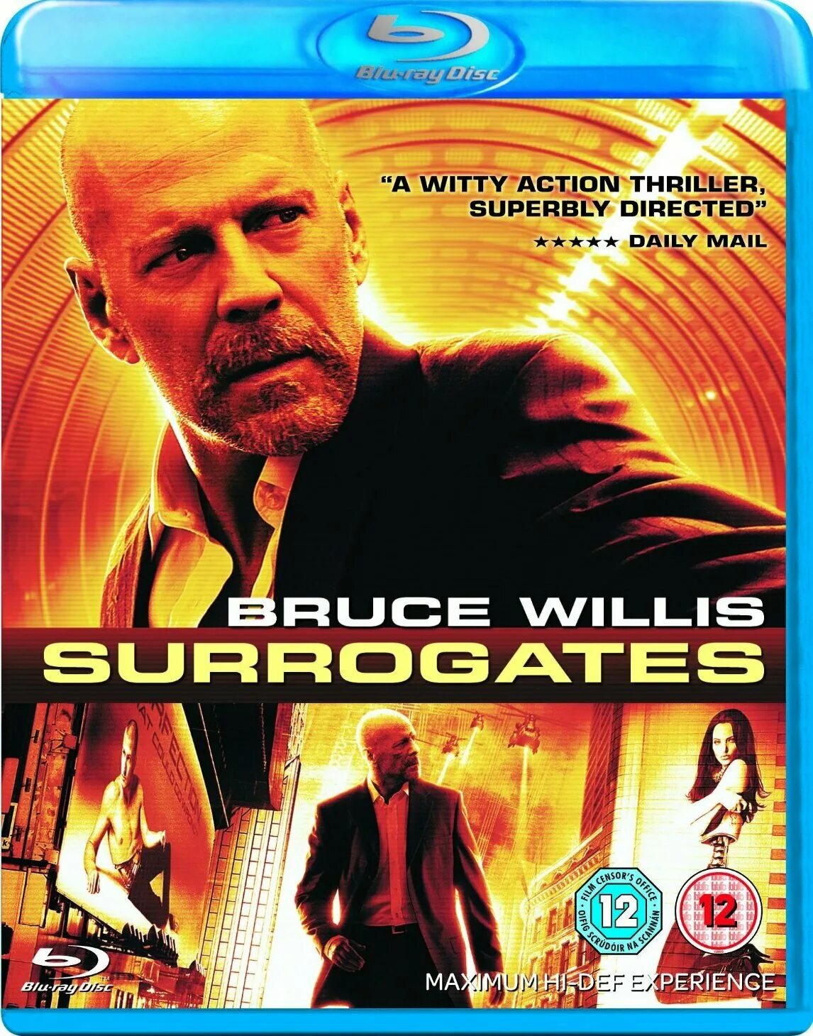 Суррогаты - Surrogates (2009. Суррогаты (2009) Blu ray Cover. Брюс уиллис суррогаты