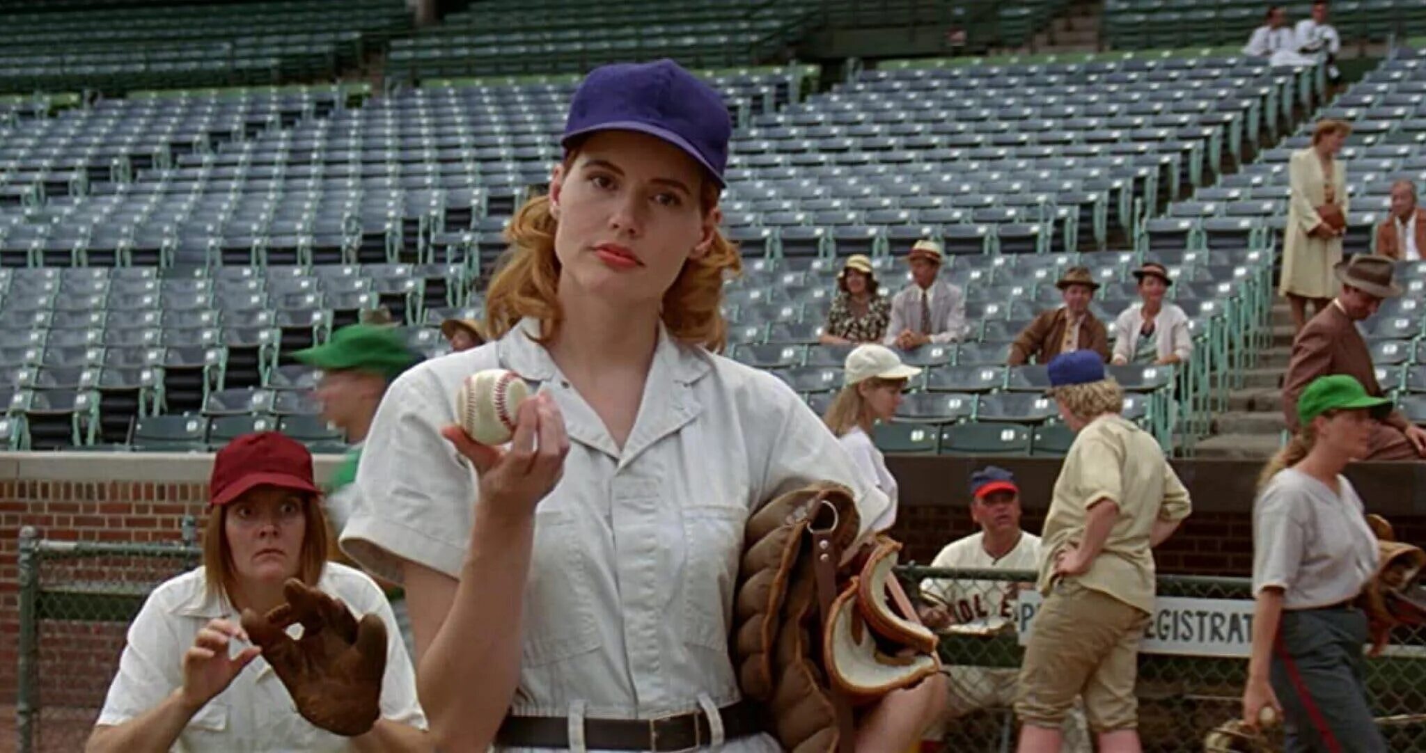 The game of their lives. A league of their own 1992. джина дэвис их собственная лига.
