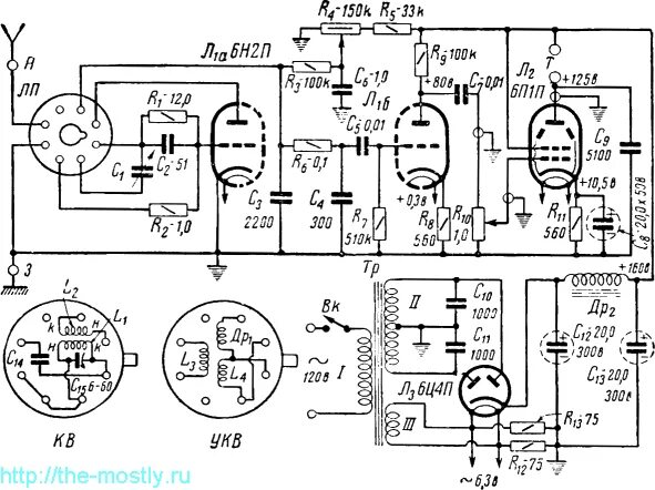 Ламповый укв. Регенеративный приемник на лампах 6ж1п. Ламповый сверхрегенеративный приемник схема. Регенеративный приемник на лампах 6ж9п. Регенеративный приёмник на лампах 6к4п.