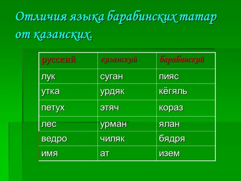 Башкирский и татарский языки