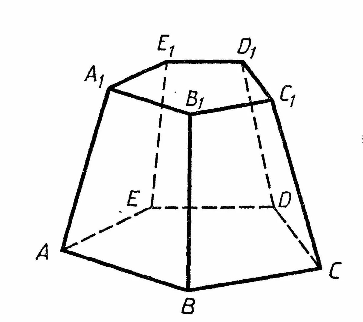 Основание усеченной призмы. Основание усеченной призмы. Усеченная пирамида геометрия 10 класс. Площадь основания усечённой пирамиды. Правильная четырёхугольная усечённая пирамида.
