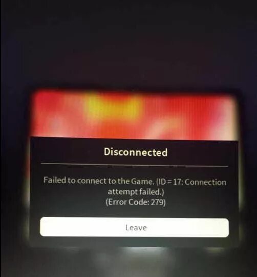 Failed connect to the game id 17