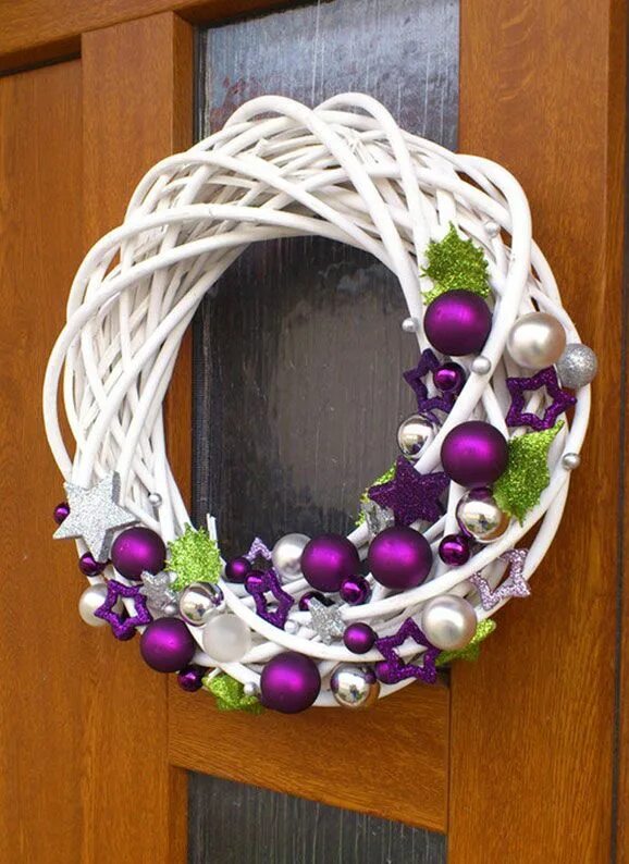 WIANEK NA DRZWI bożonarodzeniowy 30 cm Christmas wreaths diy, Christmas wreaths,