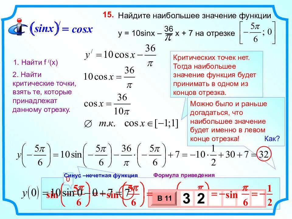 Найдите наибольшее значение функции. Наибольшее значение функции. Нахождение наибольшего значения функции. Найти наименьшее значение функции.