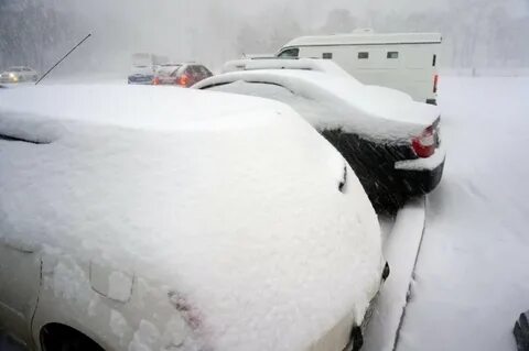 Снег во время снегопада