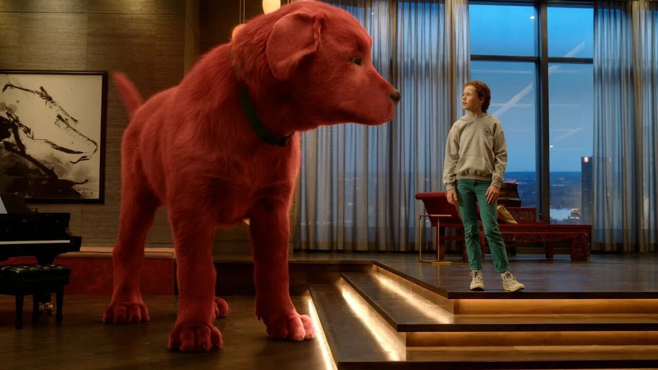 Большой клиффорд 2021. Красный пёс Клиффорд 2021.