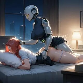 Female Robots Fucking Women, Dimly Lit, Androids ヘ ン タ イ AI ポ ル ノ. 