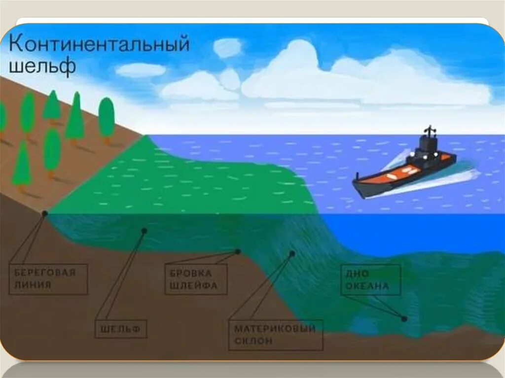 Континентальный шельф Морское право. Схема континентального шельфа РФ. Территориальное море континентальный шельф. Шельф и материковый склон. Прилежащую зону и внутренние воды