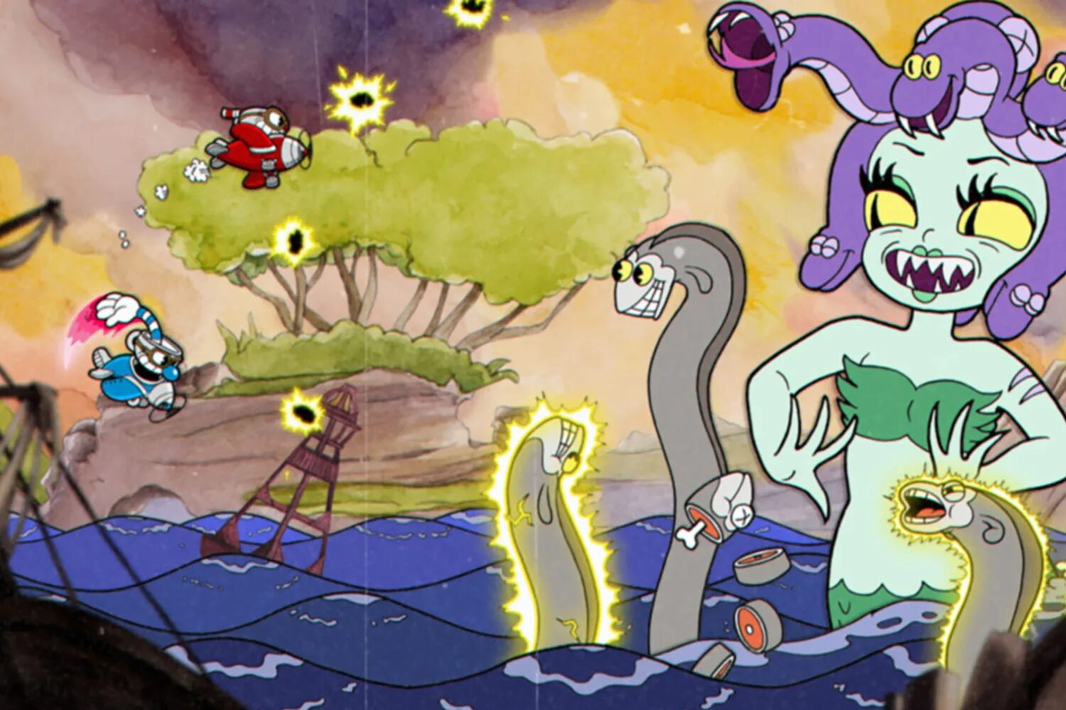 Cuphead freetp. Cuphead игра. Cuphead скрины. Капхэд 2. Капхэд пирулетка.