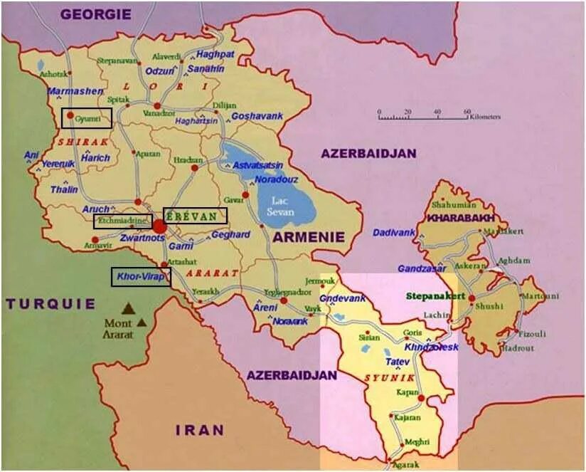 Сюник Армения на карте. Мегри Армения на карте. Карта Армении с районами. Армения карта географическая. Карта армении на русском с городами подробная