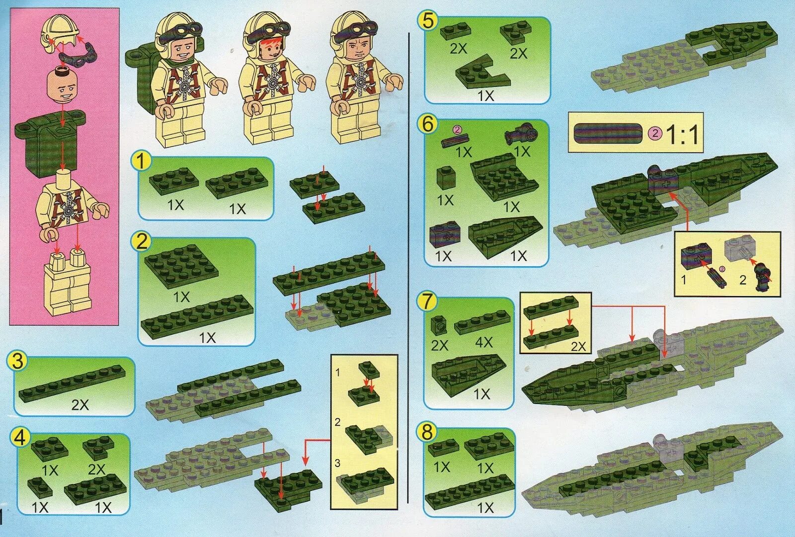 Сборка военной техники. Brick Enlighten 818.