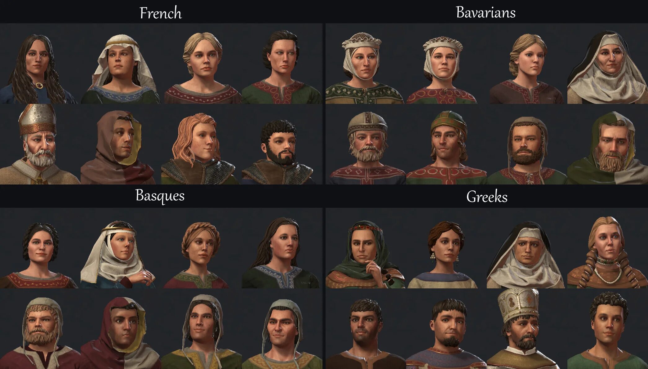 Моды на ck 3. Crusader Kings 3 внешность персонажа. Крусейдер Кингс 3 моды на расы. Мир Ведьмака мод Крусейдер Кингс 3. Внешность Crusader Kings 3 ДНК знаменитости.