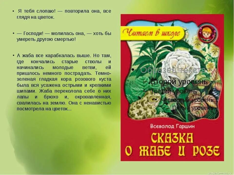 Цветок на земле вопросы по содержанию произведения. Гаршин произведения для детей. В.М.Гаршин произведения для детей. Сказки сказки Гаршина. Сказка о жабе и Розе.