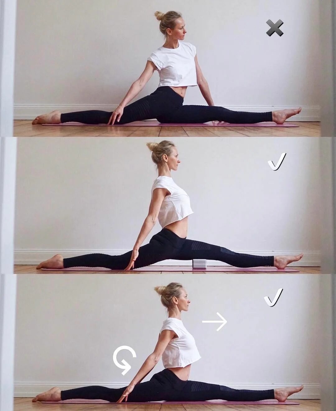 7 Yoga Poses That Will Help You Learn How to Do a Split Yoga fitness, Yoga poses