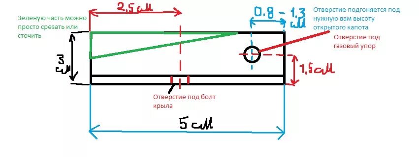 Газовые упоры капота своими руками. Чертежи крепления газовых упоров Приора. Крепление газовых упоров Приора. Чертеж кронштейна упора капота Приора. Кронштейн под газовые упоры Приора.