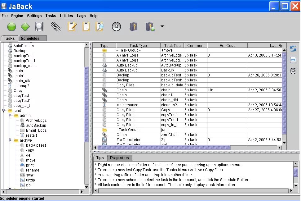 Archiving logs