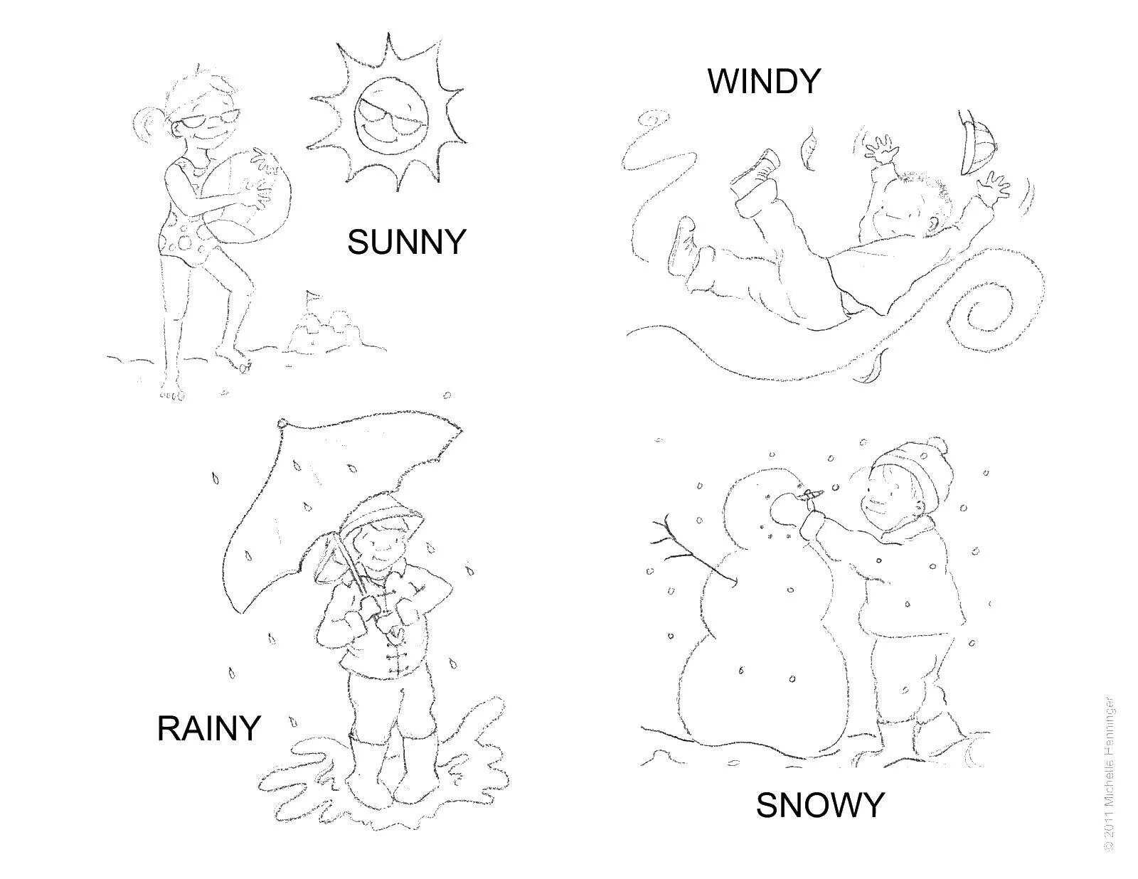 Раскраска на английском для детей. Времена года на английском раскраска. Weather раскраска для детей. Раскраска погода на английском. It s raining it s sunny