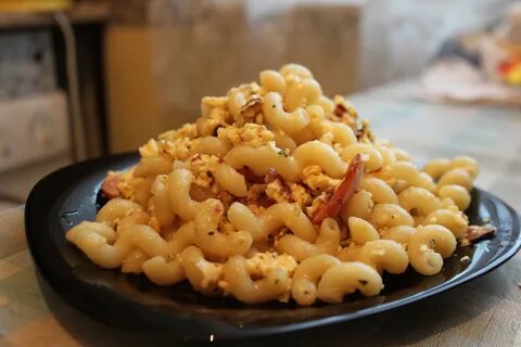 Вкусные вчерашние макароны