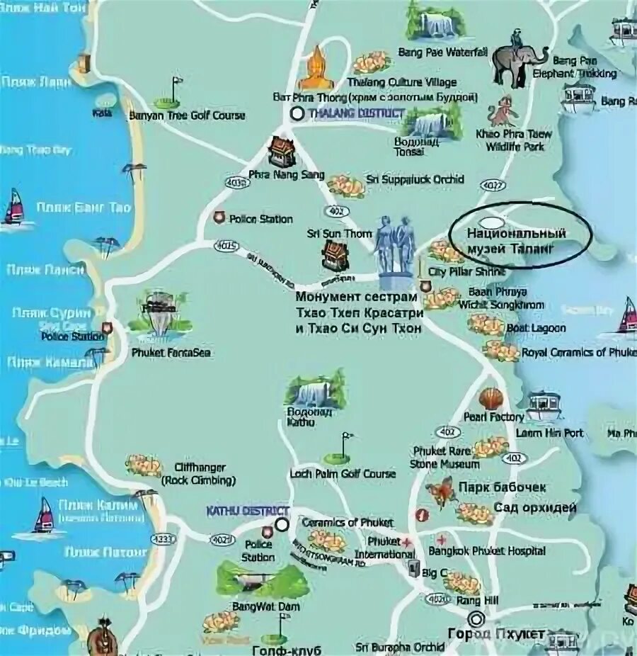 Пхукет карта острова с пляжами и достопримечательностями. Тайланд карта пхукета. Пляжи пхукета на карте. Остров пхукет на карте. Карта патонга пхукет.
