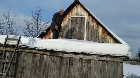 Делаем крышу зимой