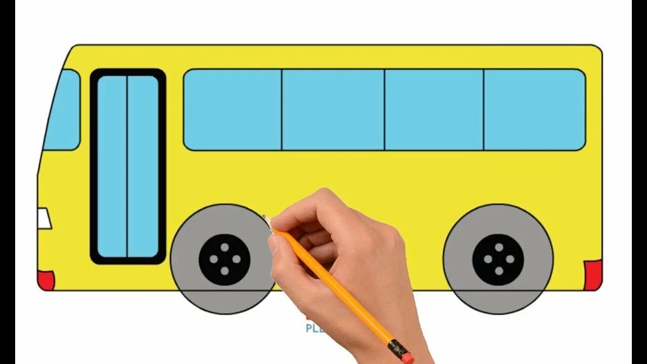 Включи машина автобус. Рисование автобус. Автобус для рисования для детей. Нарисовать автобус. Автобус поэтапное рисование для детей.