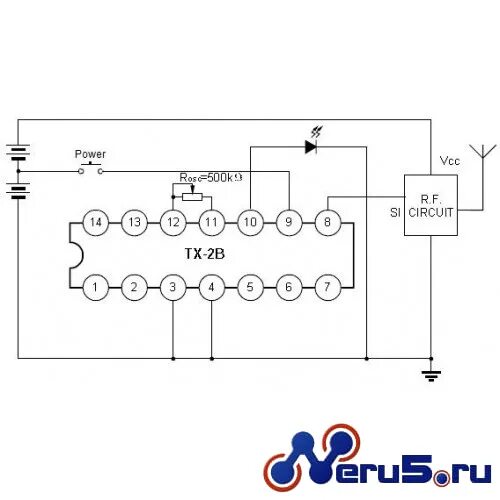 Tx 2b rx 2b микросхема схема подключения Buy RX-2B / TX-2B Pair RF Remote Control IC for RC Toy Car DIP Package Onlin