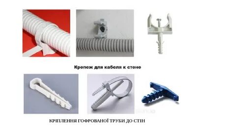 Расстояние крепление гофры