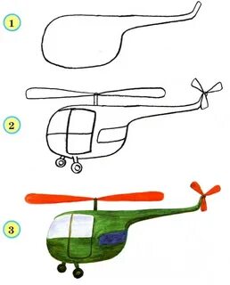 Нарисовать Самолет Ребенку Поэтапно (62 Фото)